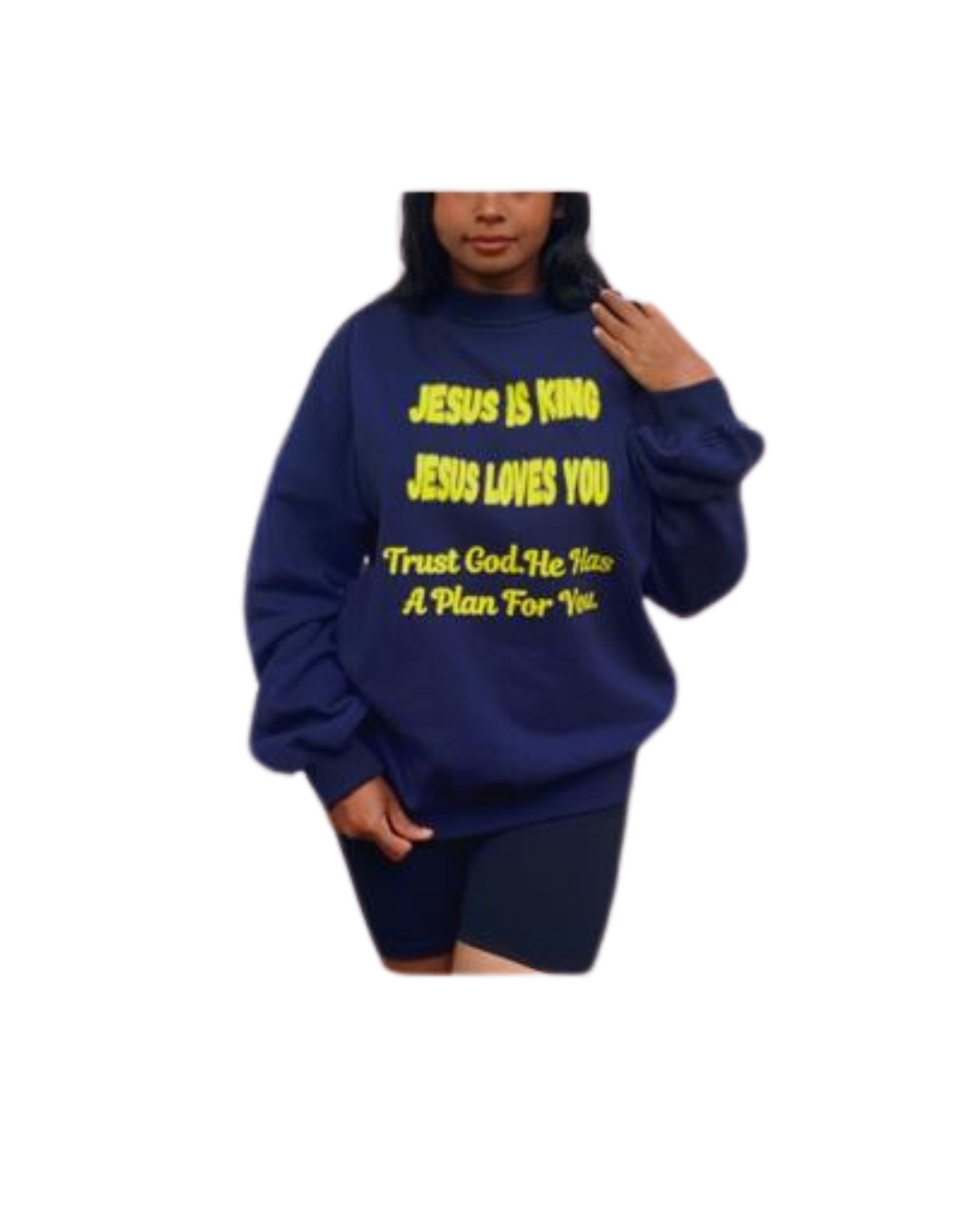 "Jesus Is King" sweatshirt