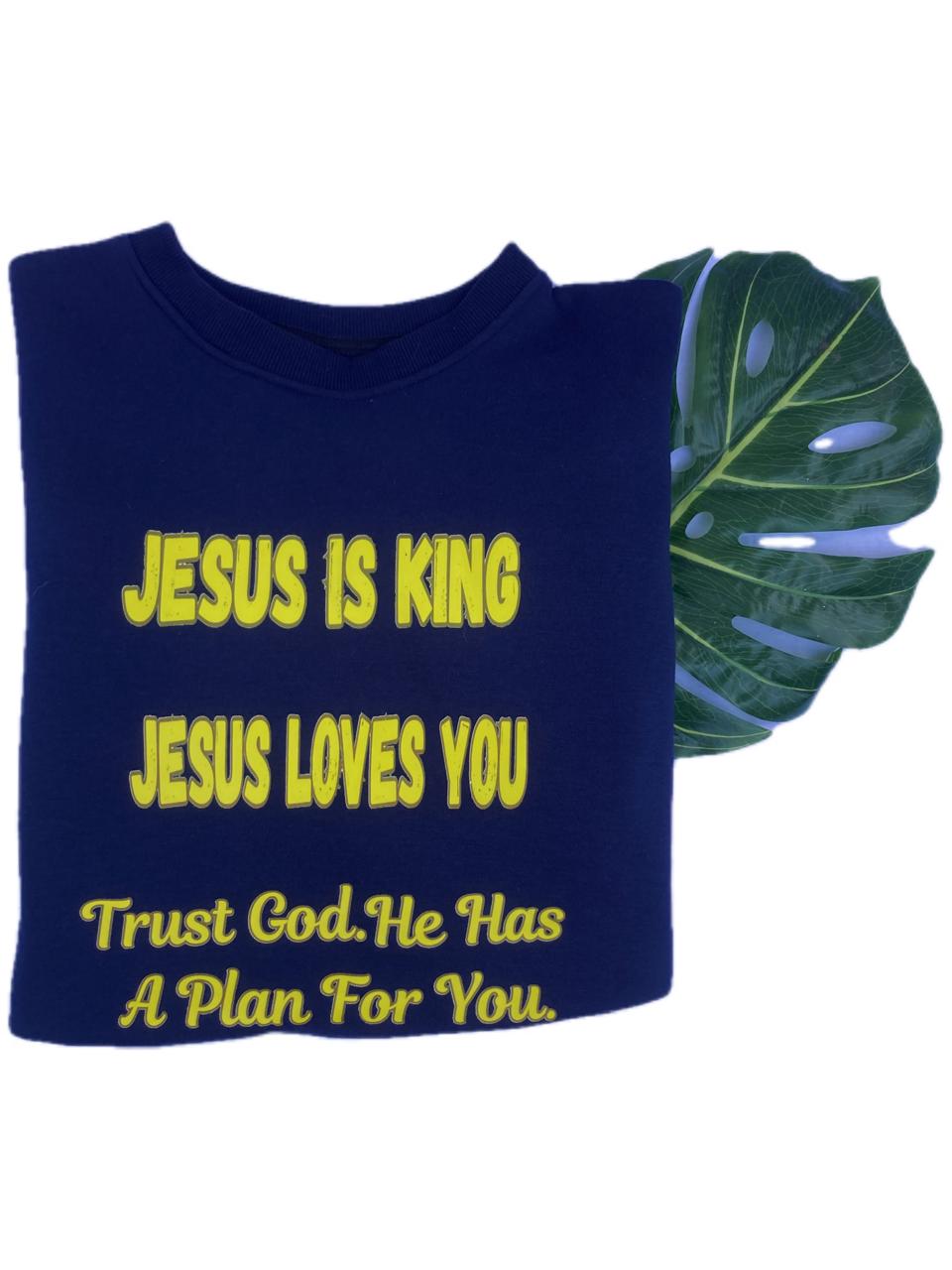 "Jesus Is King" sweatshirt