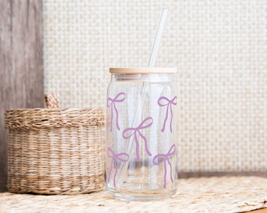 purpelic glass cup